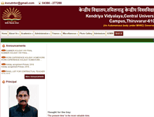 Tablet Screenshot of kvthiruvarur.org